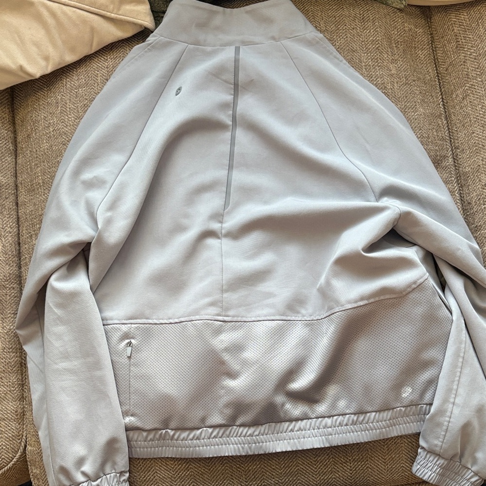 Figs Women's Light Gray Jacket S - Picture 8 of 9